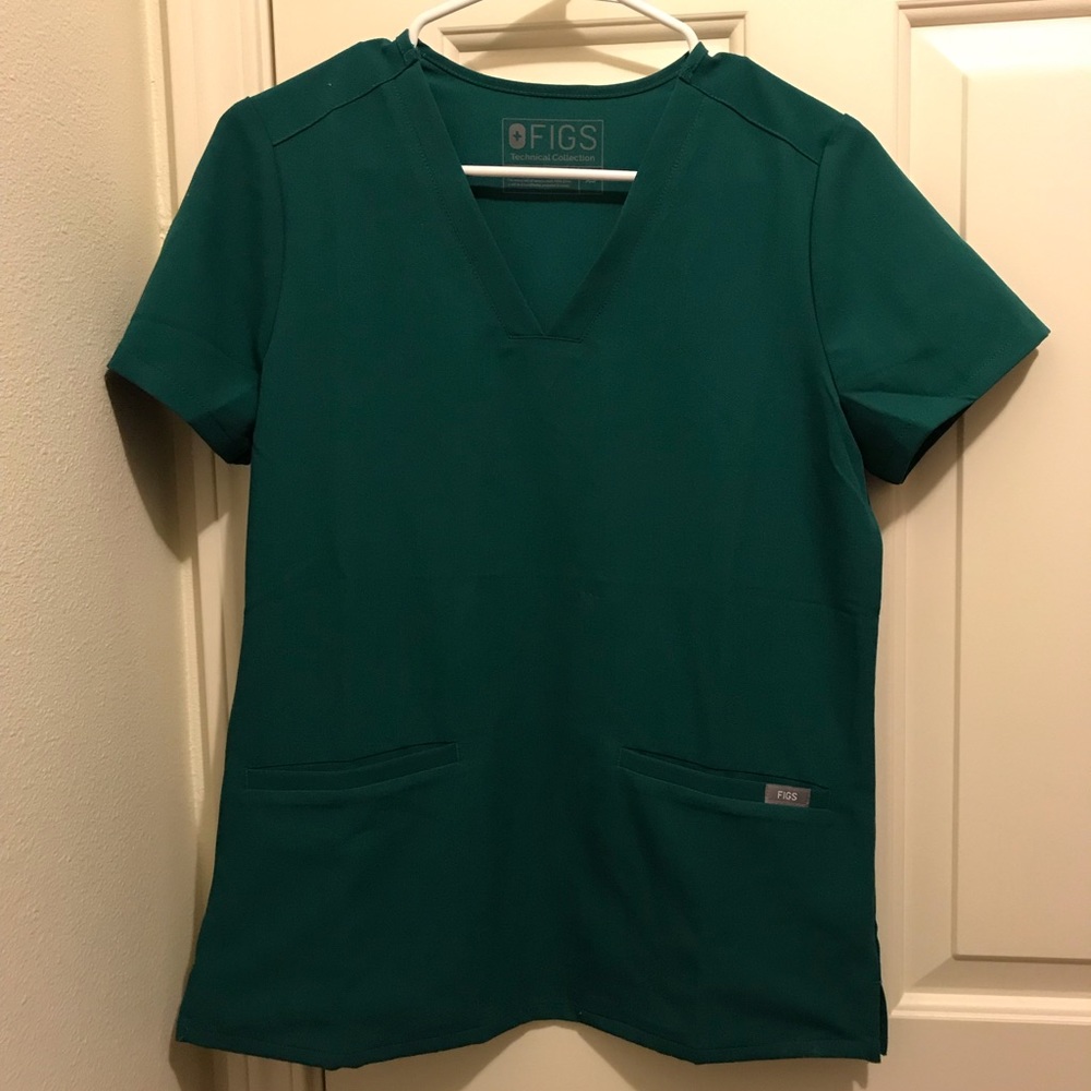 FIGS XS Hunter Green Never Worn